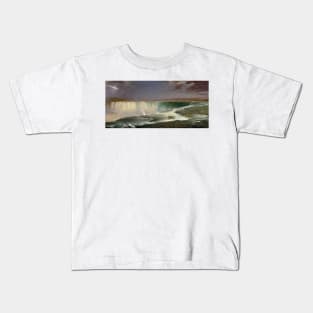 Niagara by Frederic Edwin Church Kids T-Shirt